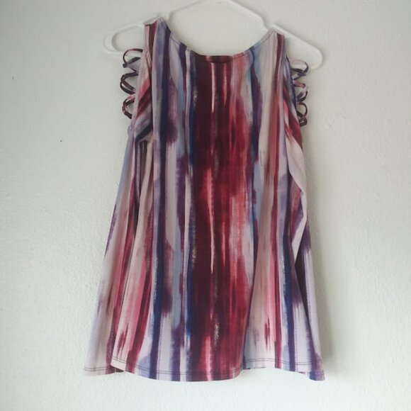 Jennifer Lopez multicolored striped XS women's striped blouse - Picture 4 of 13